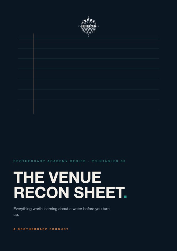 The Venue Recon Sheet